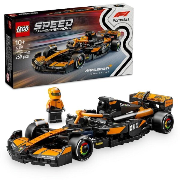 LEGO Speed Champions McLaren F1 Team MCL38 Race Car (77251)