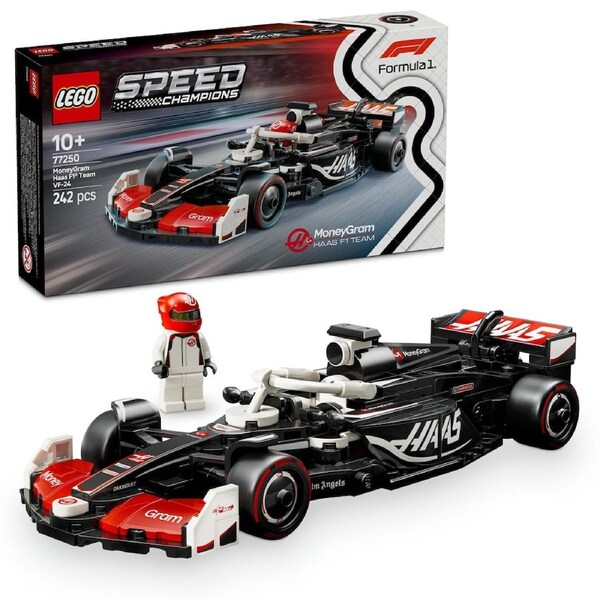 LEGO Speed Champions Moneygram Haas F1 Team VF-24 Race Car (77250)