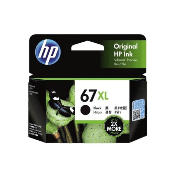 HP 67XL High Capacity Black Ink Cartridge Toner 3YM57AA Genuine Original