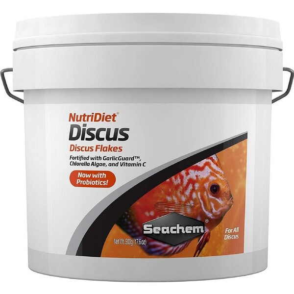 Seachem NutriDiet Discus Flakes w/ Probiotics 500g (SC1136)