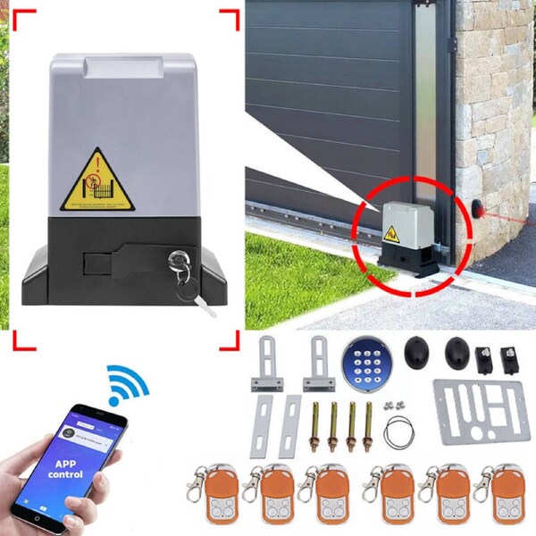 2000KG Sliding Gate Opener Electric Automatic Motor Remote Heavy Duty