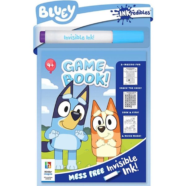 Bluey - Invisible Ink Game Book