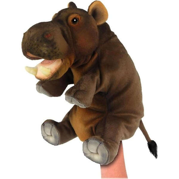 Hansa - Hippo Hand Puppet 26cm Plush