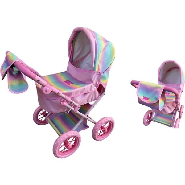 Sally Fay - Rainbow Large Deluxe Dolls Pram