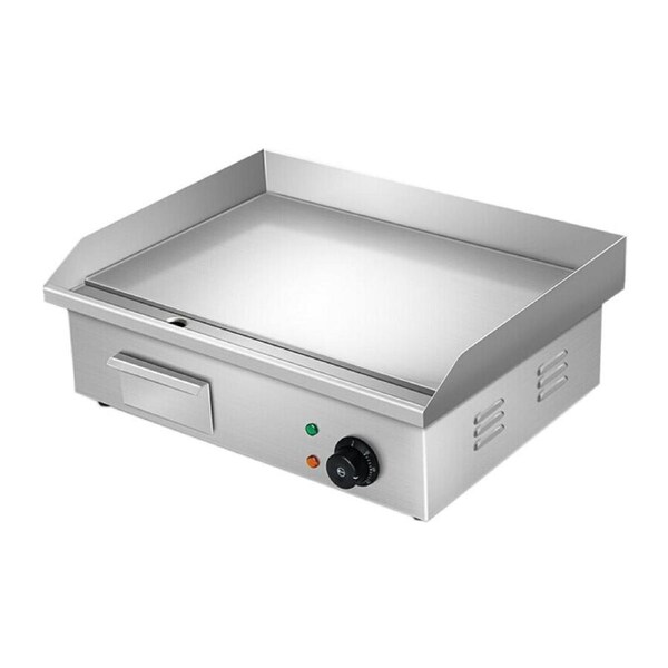 Electric Griddle BBQ Grill Pan Hot Plate Stainless Steel