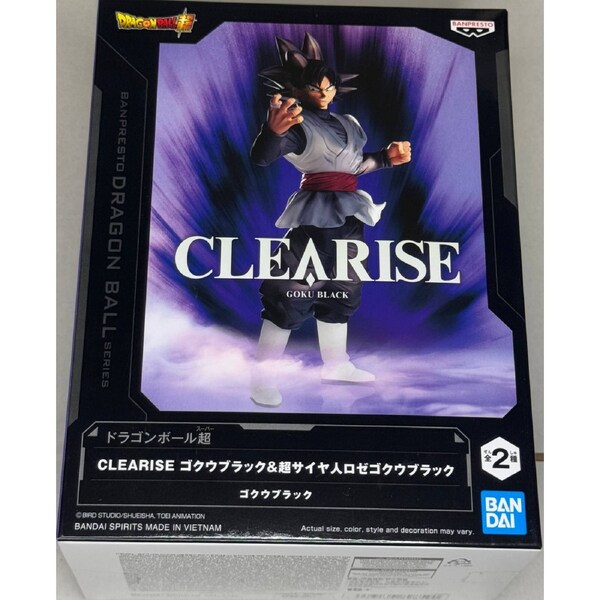 Dragon Ball Super Clearise Goku Black figure