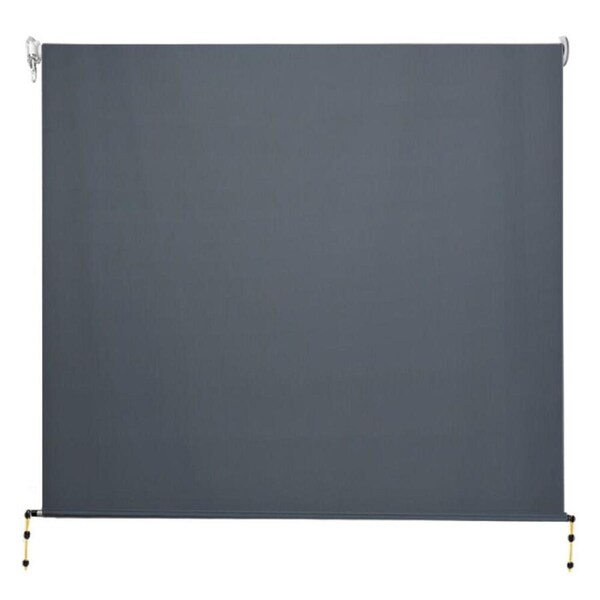 Outdoor Blind Window Roll Down Awning Canopy Privacy Screen 3X2.5M Blinds