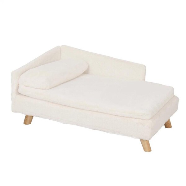 Luxurious Rectangular Pet Sofa Bed with Anti-Skid Base