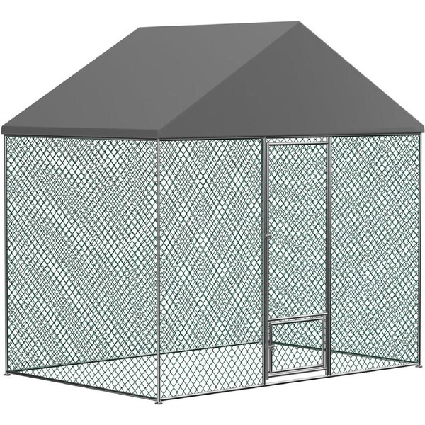 Heavy Duty Walk-In Chicken Coop with Metal Cage