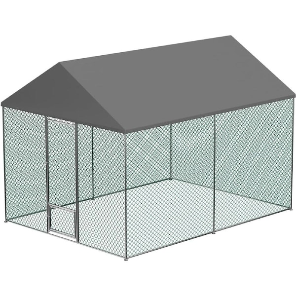 Heavy Duty Walk-In Chicken Coop with Metal Cage