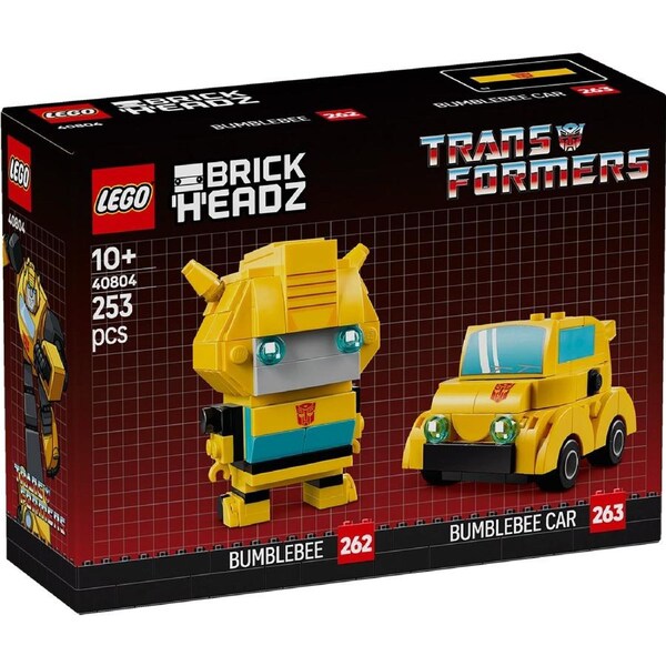 LEGO® 40804 BrickHeadz™ Transformers Bumblebee Robot & Vehicle