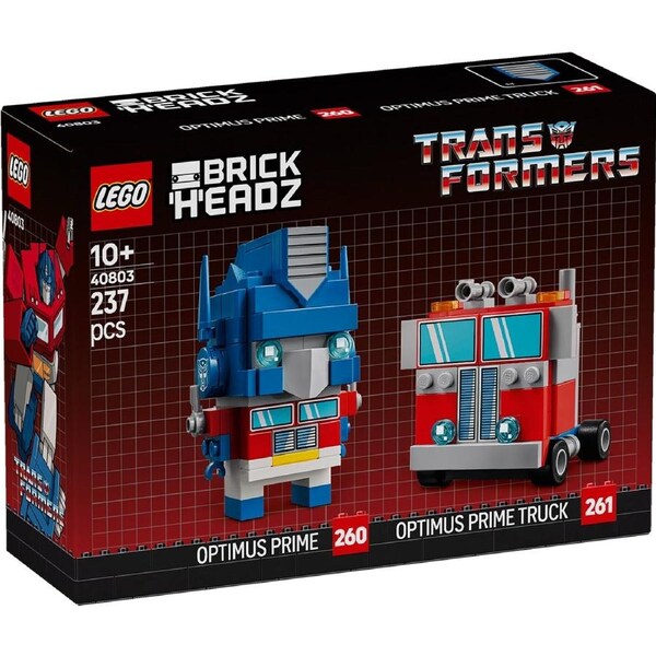LEGO® 40803 BrickHeadz™ Transformers Optimus Prime Robot & Vehicle