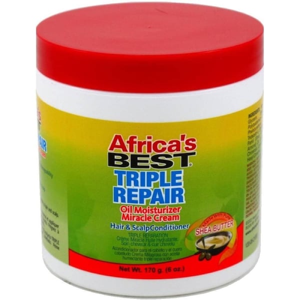 Africa's Best Triple Repair Oil Moisturizer Hair & Scalp Conditioner 170g (6oz)