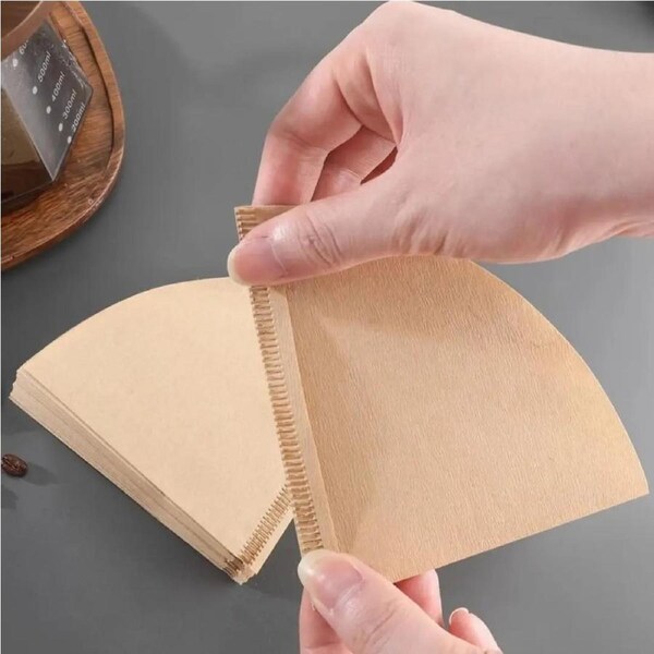 V60 COFFEE PAPER FILTER Unbleached Coffee Filter for v60 Coffee Dripper