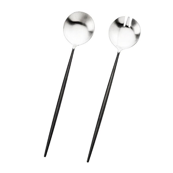 Stanley Rogers Piper Salad Servers - Black