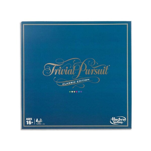 Trivial Pursuit Classic Edition Board Game 2400 Questions Age 16+ *NEW #1*