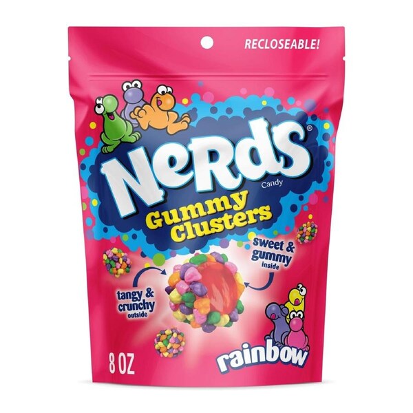 Nerds Gummy Clusters Rainbow Bag 227g