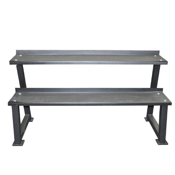 Kettlebell Storage Rack 137cm Two Tiers Large Platform