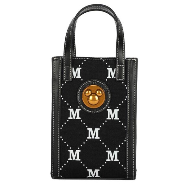 Disney Mickey Utility Shoulder Handbag/Phone Bag 12x19cm Travel Bag Black