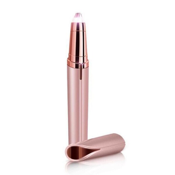 Facial Hair Remover Eyebrow Trimmer Electric Finishing LED Rechargeable Light