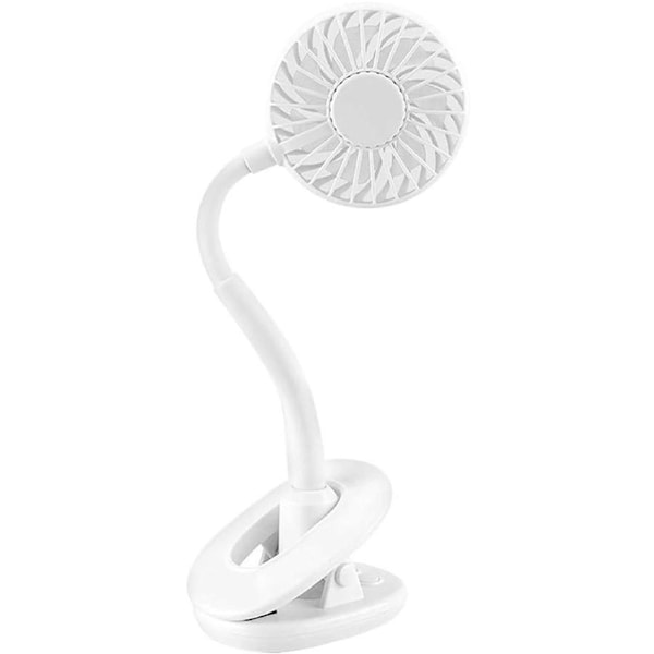 Mini Fan Travel USB Rechargeable Portable 360o Clip On Desk Pram Car Cooling Fan