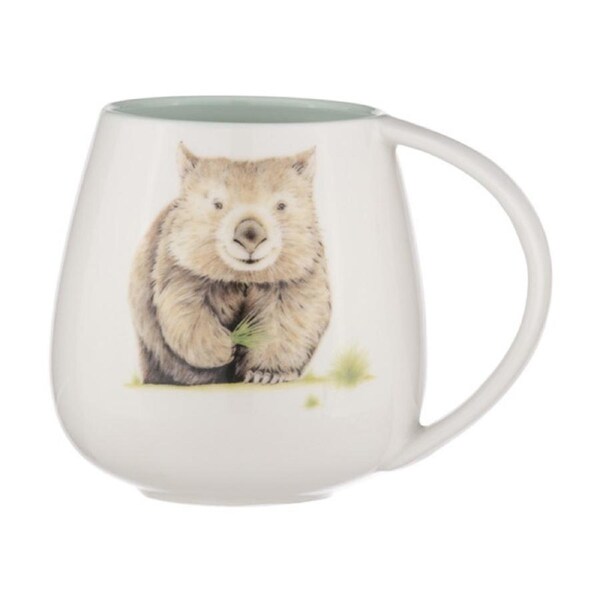 Ashdene Bush Buddies Wombat Snuggle 500ml Coffee/Tea Mug New Bone China White