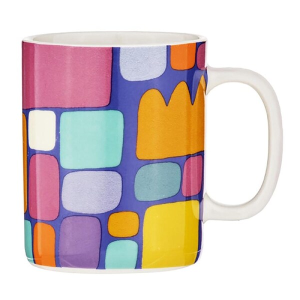 Ashdene Puli Puli Keturah Zimran Purple Mug Drinking Cup 350ml New Bone China