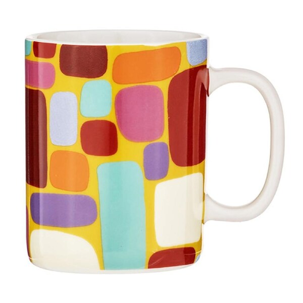 Ashdene Puli Puli Keturah Zimran Ochre Mug Drinking Cup 350ml New Bone China
