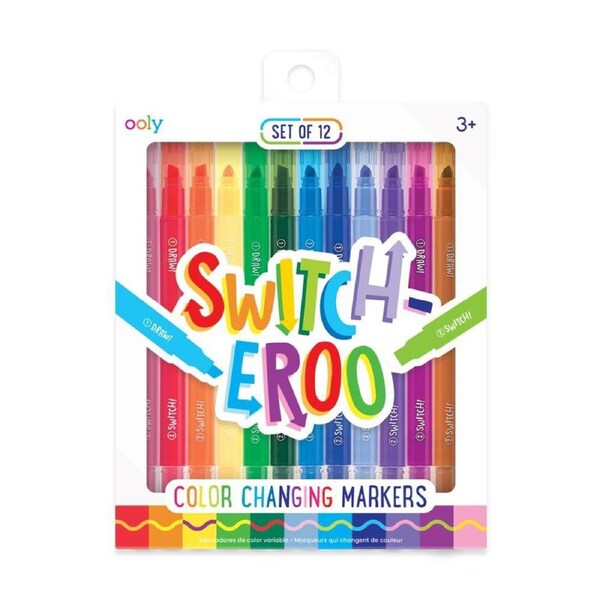 12pc Ooly Switcheroos Colour Changing Marker Art Drawing Colouring Set 3y+