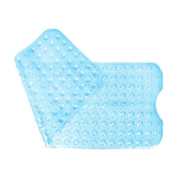 Blue Anti Non Slip Rubber Sucker Bathtub 100x40cm Bath Shower Mat Extra Large