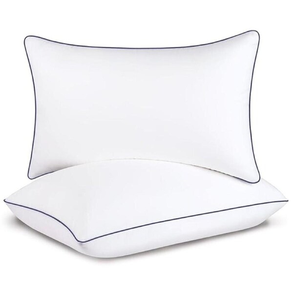 2 Pack Ultra Standard Size Soft Breathable Quality Bamboo Pillows Hotel Quality