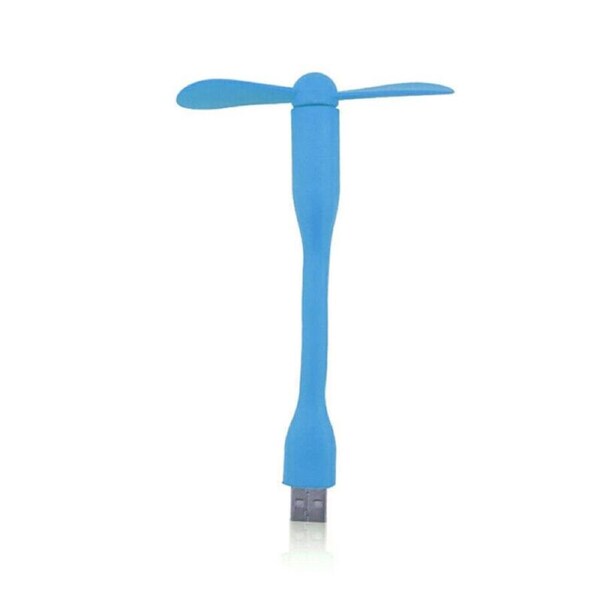 Detachable Mini USB Fan Cooling Cooler Portable for PowerBank/PC/Laptop Blue