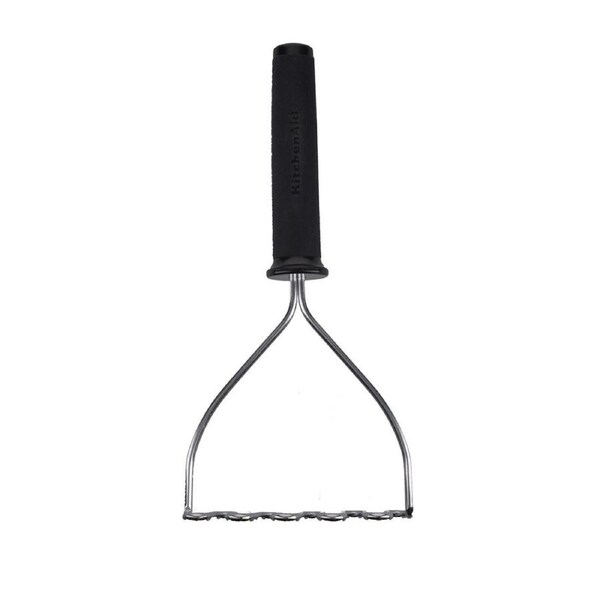 KitchenAid S/Steel Potato Wire Masher Press Soft Touch Kitchen Utensil Black