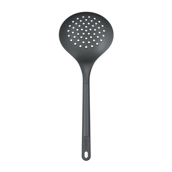 Zyliss Skimmer Strainer w/ Handle Silicone/Nylon Cooking Utensil 33cm Grey