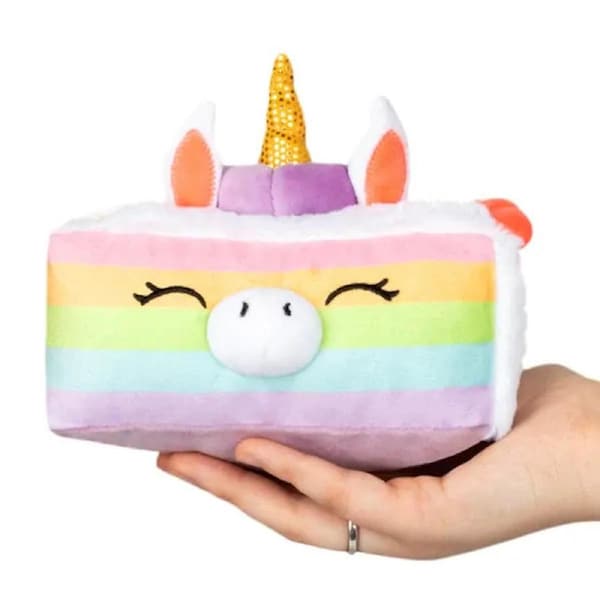 Squishable Snackers Unicorn Cake Plush