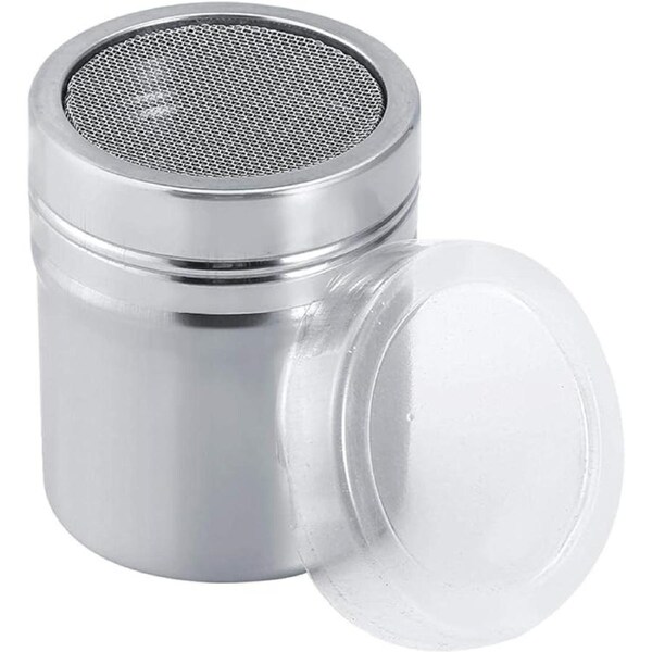 Stainless Steel Flour Duster Chocolate Powder Icing Sugar Cocoa Coffee Shaker