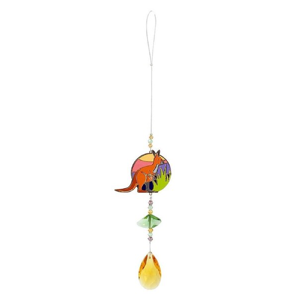 Gibson Gifts Eternity Aussie Sun Catcher Kangaroo Wall Hanging Ornament Decor