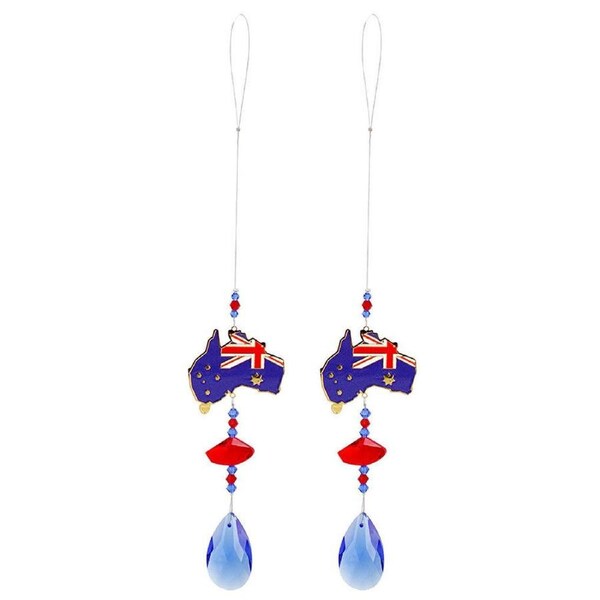 2PK Gibson Gifts Eternity Aussie Sun Catcher Australia Hanging Ornament Decor