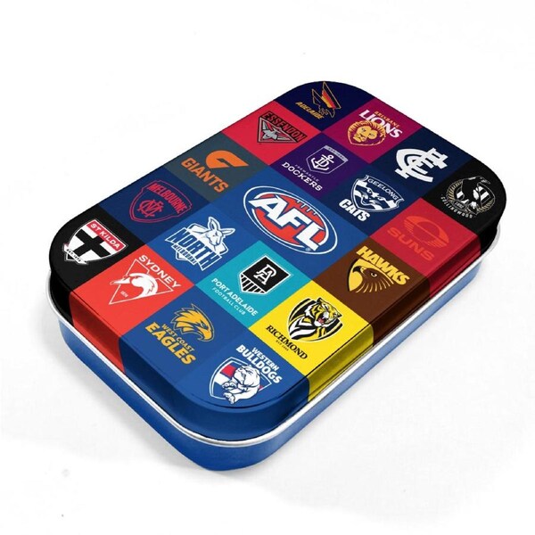 AFL ALL Teams Logo Tin Storage Box