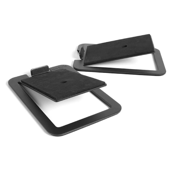 Kanto S4 Angled Desktop Speaker Stands for Midsize Speakers Pair Black