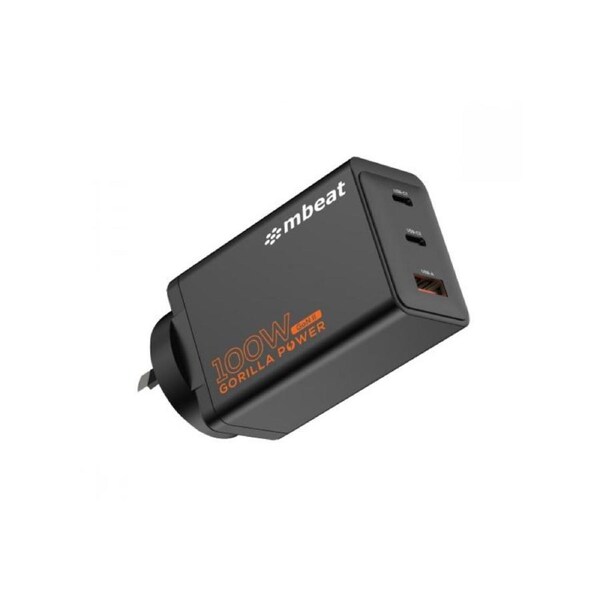 mbeat Gorilla Power PD 100W GaN II USB-C Charger