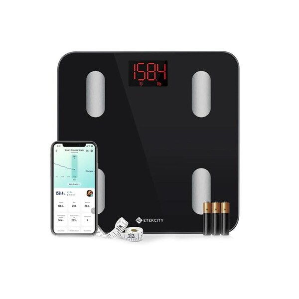 Etekcity Smart Scale for Body Weight - Black