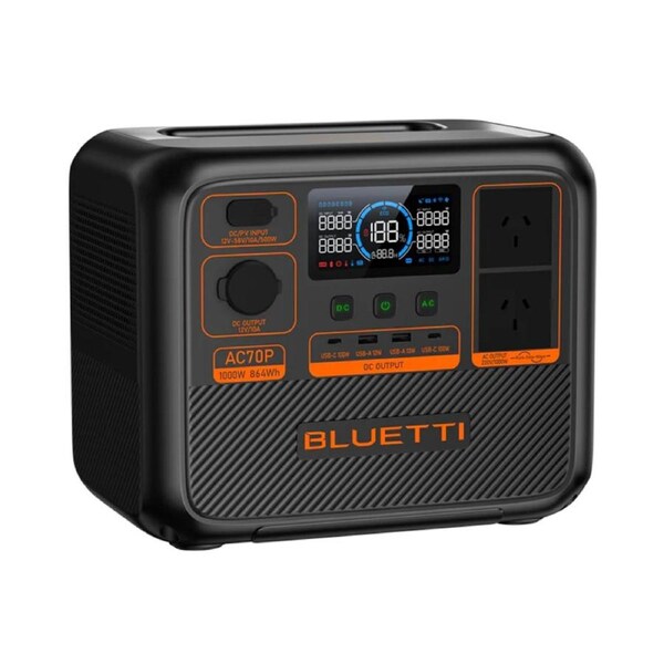 Bluetti AC70P Portable Power Station 1000W 864Wh