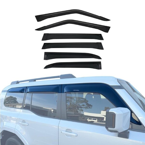 Wide Type Weather Shields for Toyota Land Cruiser Prado 250 Series 2024-Onwards