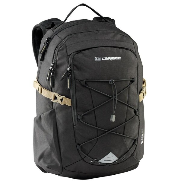 Caribee Wasp 30L Laptop Backpack Black 6486 Black