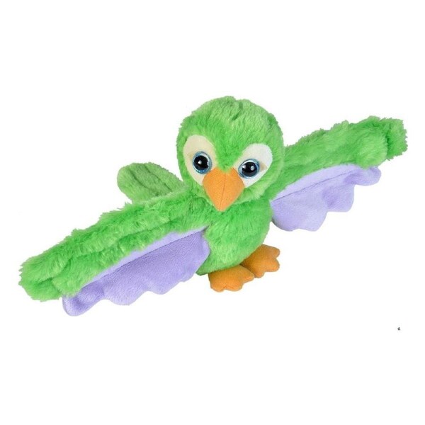 Wild Republic Huggers Green Parrot 8"