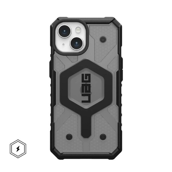 UAG Clear Pathfinder Magsafe Case for iPhone 15 - Ash