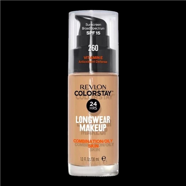 Revlon ColorStay Longwear Makeup Combination/Oily Skin SPF15 30ml 260 LIGHT HONEY