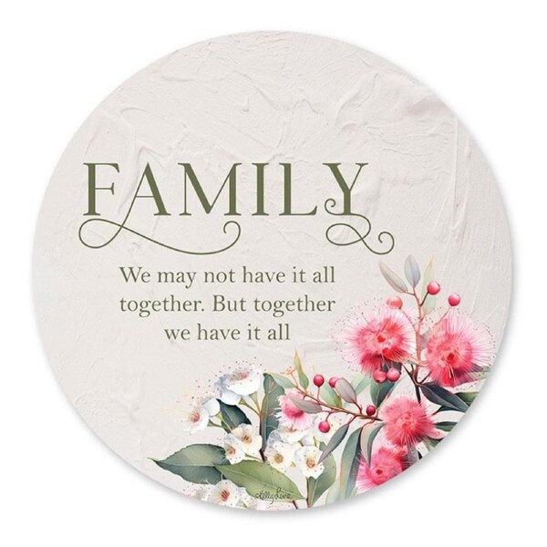 Cork Backed Placemats Native Family Round Set 6 Kitchen Dining