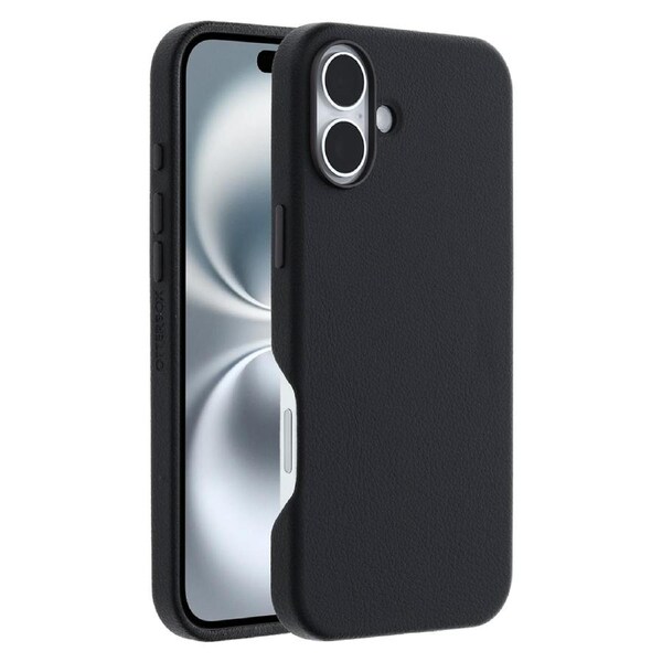 OtterBox Symmetry Cactus MagSafe Leather Case (Suits iPhone 16 Plus) - Noir Ash